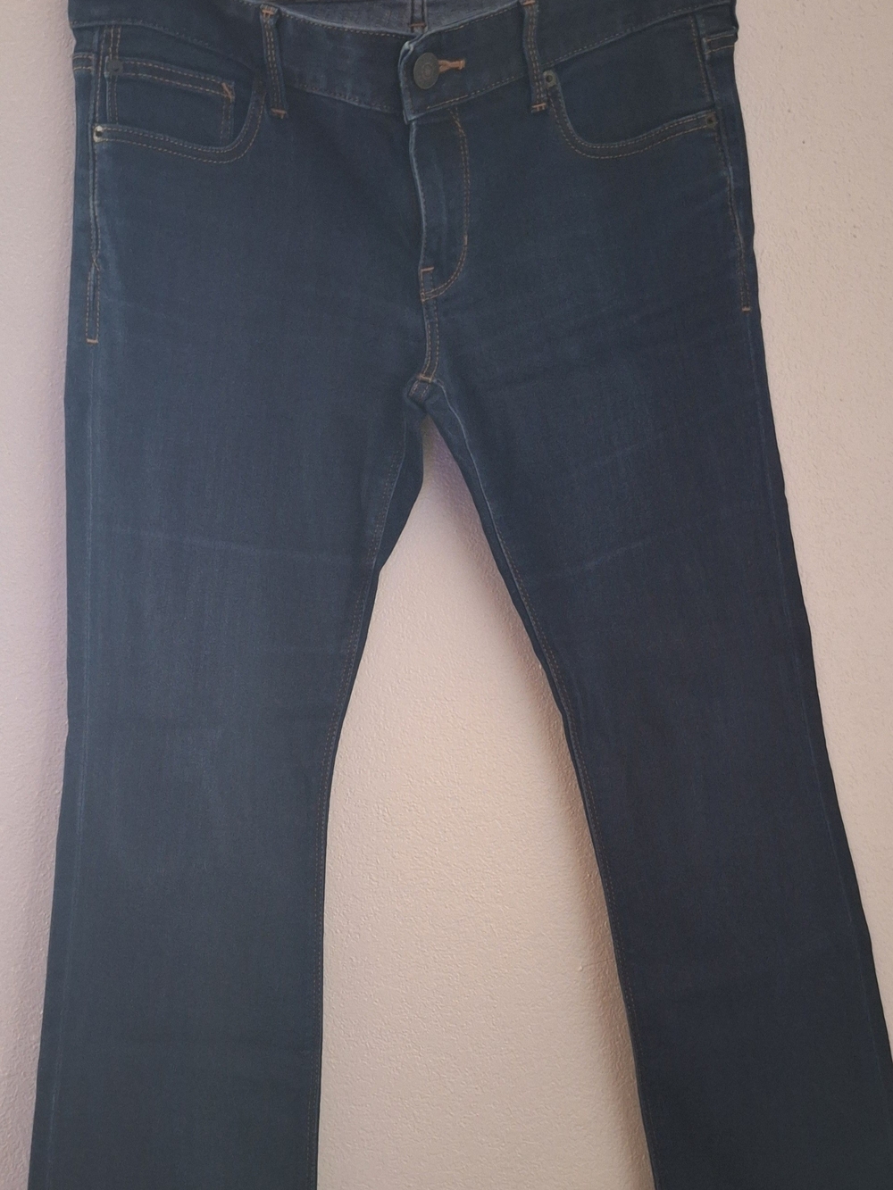 Express Women's Bootcut Dark Wash Blue Jeans